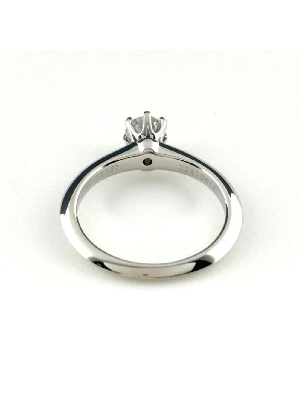 Tiffany & Co Solitaire Ring Platinum Diamond